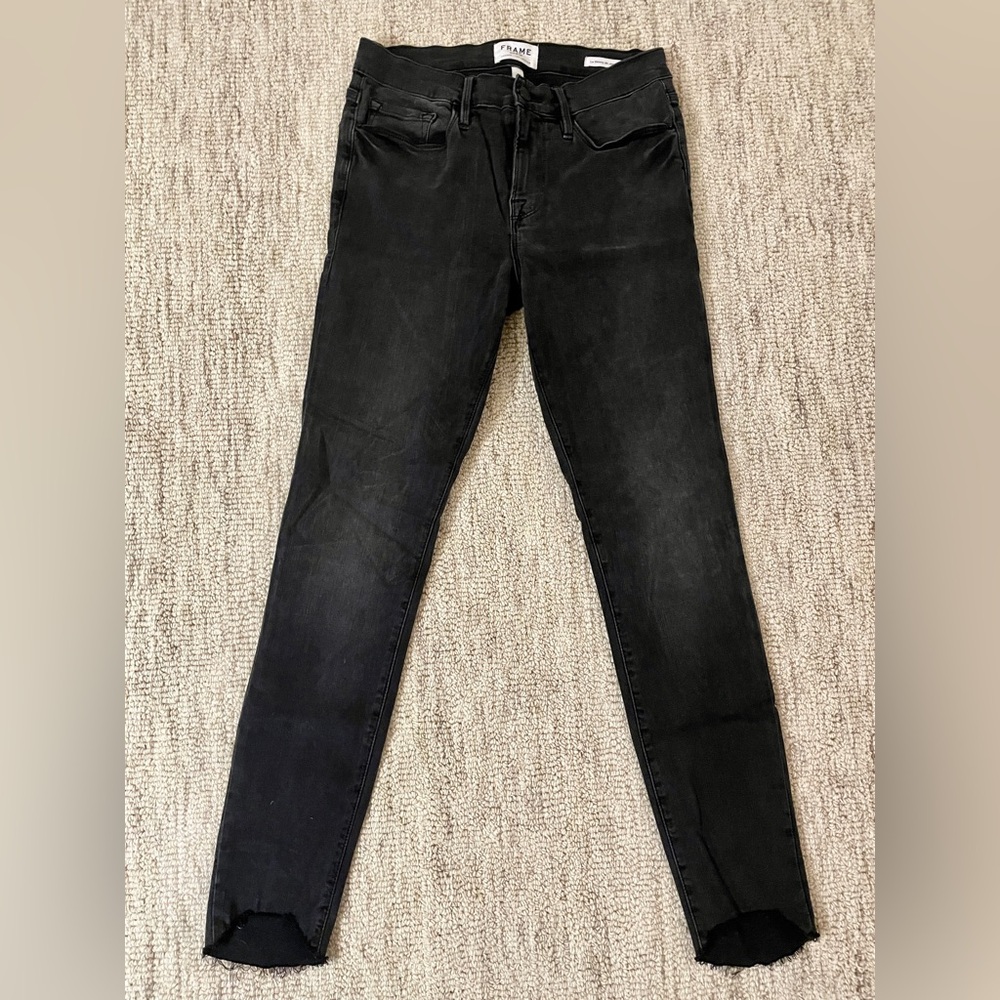 Black Frame Denim Size 29 Le Skinny de Jeanne Jeans